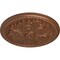 Ekena Millwork Swindon Ceiling Medallion (Fits Canopies up to 2 7/8"), 16 7/8"OD x 1 1/2"P, Polished Copper CM16SWPOS - alternate 4